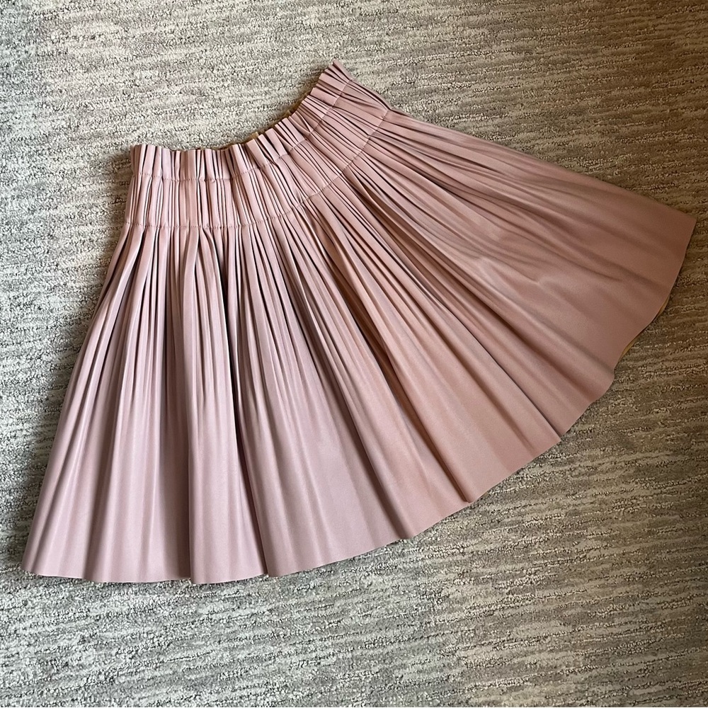 Lulus Lead the Pack Mauve Pleated
Vegan Leather Mini Skirt Size M
Lulus